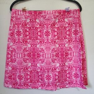 Ripskirt Hawaii Pink Patterned Skirt Women's Size Medium